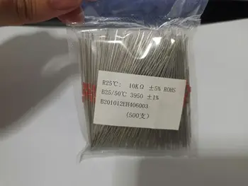 Безплатна доставка терморезистор НПМ серия MF58 10k 5% B стойност 3950 точност 1% Стъклена опаковка с 500 бр./лот