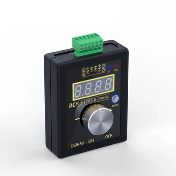 Генератор на сигнали напрежение и ток 0-24 мА 0-12 В машина за висока точност цифров измервателен уред Електрически дисплей