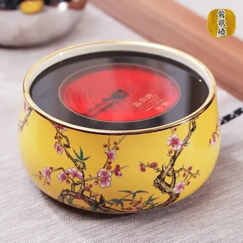 Електрически керамичен котлон Meizhu Xianchun чаена готварска печка керамични эмалевая домакински тиха сребърна тенджера железен чайник чаена котлон за варене на вода