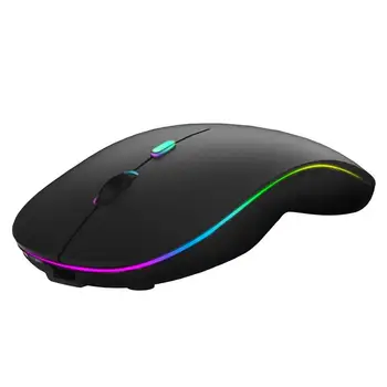 Зареждане, светещ безжична мишка, двухрежимное превключване, ергономична мишка, 2.4 Ghz, геймерская компютърна мишка, мишката за игра офис