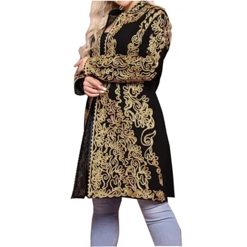 Коледна рокля-кафтан в марокански стил от Дубай, сшитое от жакита