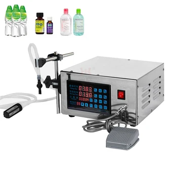 Малка автоматична машина за бутилиране на течности с ЦПУ 220 и 110 В, машина за претегляне на духовете, за пълнене на течни разтвори за устната кухина