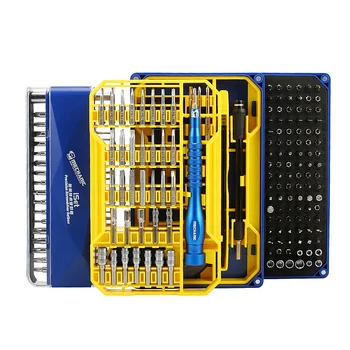 Механик iSet многофункционален набор от прецизни отвертки 45в1 73в1 106в1 за телефон, лаптоп, инструменти за разглобяване и ремонт
