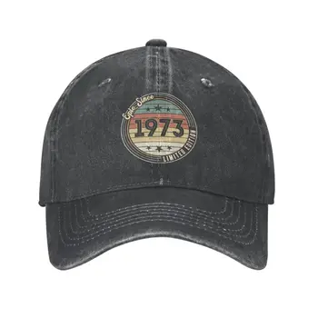Нов Обичай Памук от 1973 г. 50 Подаръци за рожден Ден 50 бейзболна шапка Лятна Градинска Мъжки Дамски Регулируема Шапка за Татко Пролет