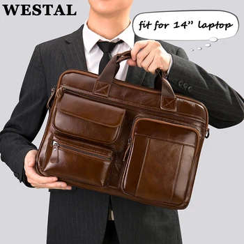 Новост, кожена мъжка чанта, мъжка моля, куфарче за лаптоп 14 инча, мъжки чанти-месинджър за документи формат А4