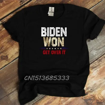 Тениски Politics Biden Won Get Over It, Тайно надеющийся, Че Това Ще ми даде Хит, Ретро тениска на любимата Ми тениска за тренировки с штопором