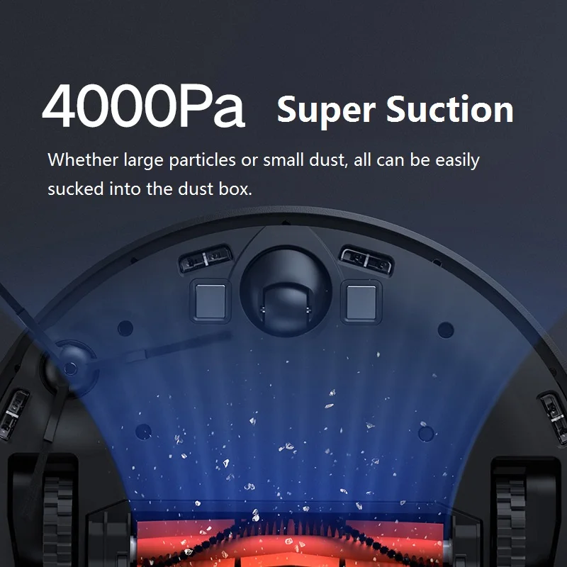 2023 Xiaomi Mijia Робот-Прахосмукачка Pro AI 3D Стерео Интелигентна Предотвратяване на пречките 4000 Па Нова Лазерна Система за Навигация на светиите от последните дни1