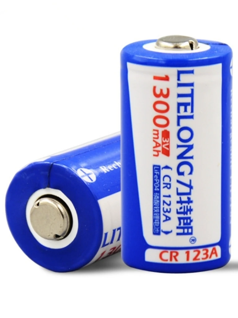 8 бр 1300 mah 3 В cr123a lithium акумулаторна батерия LiFePO4 литиева батерия със зарядно устройство cr123a lithium1