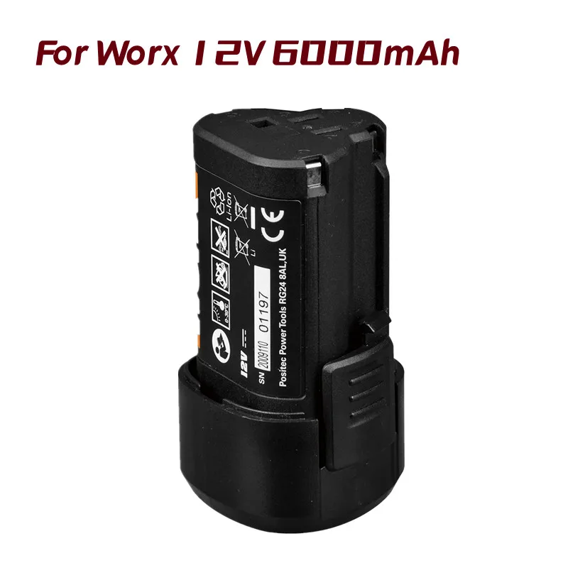 Voor Worx WA3505 12 6000 mah Литиево-йонна батерия Akku WA3553 WA3503 WA3509 WX128 WX382 WX530 WX673 Vervangende Batterij L501