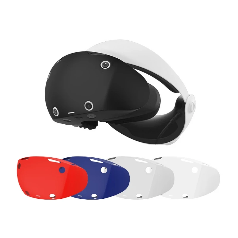 Подходящ за шлем PSVR2, силиконов защитен ръкав за защитно своята практика PSVR2, аксесоари, лесен монтаж, лесна експлоатация1