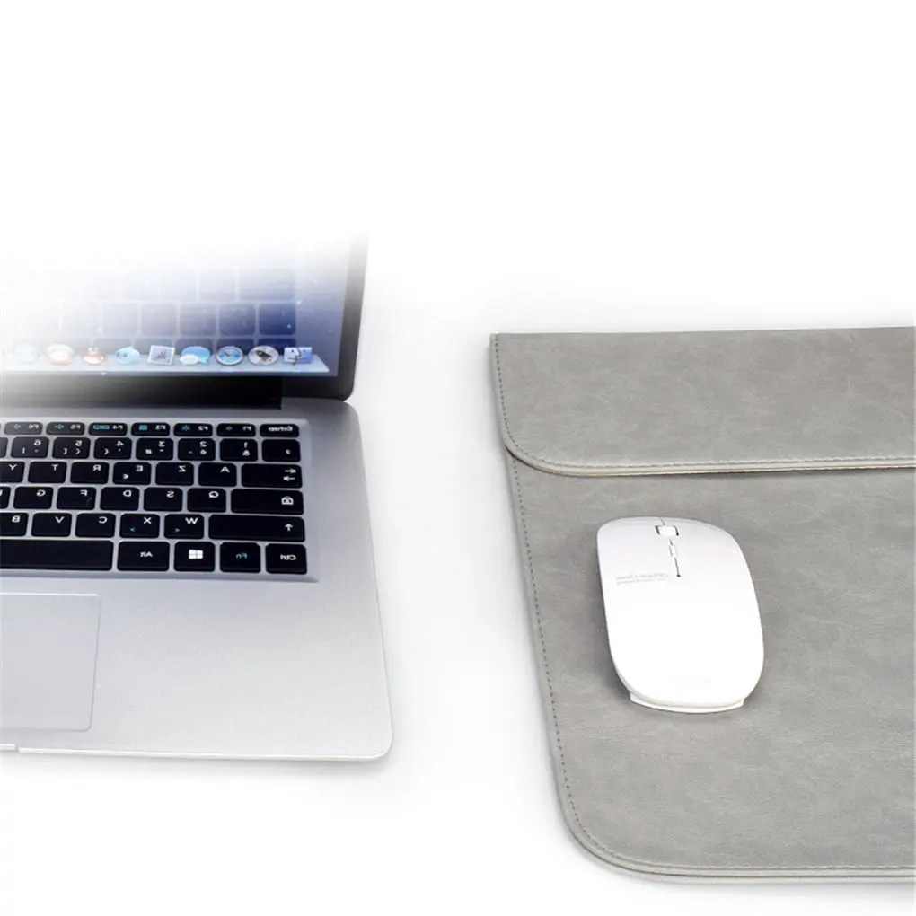 Калъф за лаптоп, водоустойчива чанта за съхранение на изкуствена кожа, подмяна на своята практика за лаптоп MacBook Pink 13 3 инча3