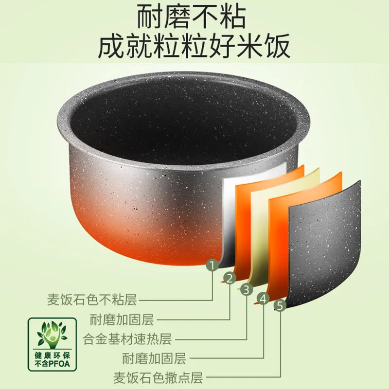 Мини-ориз SUPOR малък капацитет 1,2 л преносима електрическа ориз с незалепващо покритие, ориз за бързо приготвяне на 220 В3