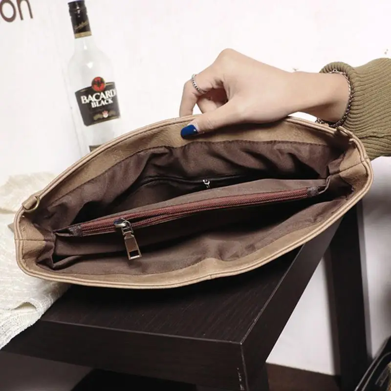 Дамски клатчи, чанти през рамо от изкуствена кожа, дамски чанти-месинджър, чанта за лаптоп, чанта за Macbook, голяма дамска чанта4