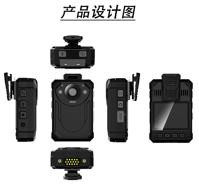 Dean DSJ-NE сверхдлинный на живота на батерията за нощно виждане широкоъгълен водоустойчив автомобилен видеорекордер dash cam5